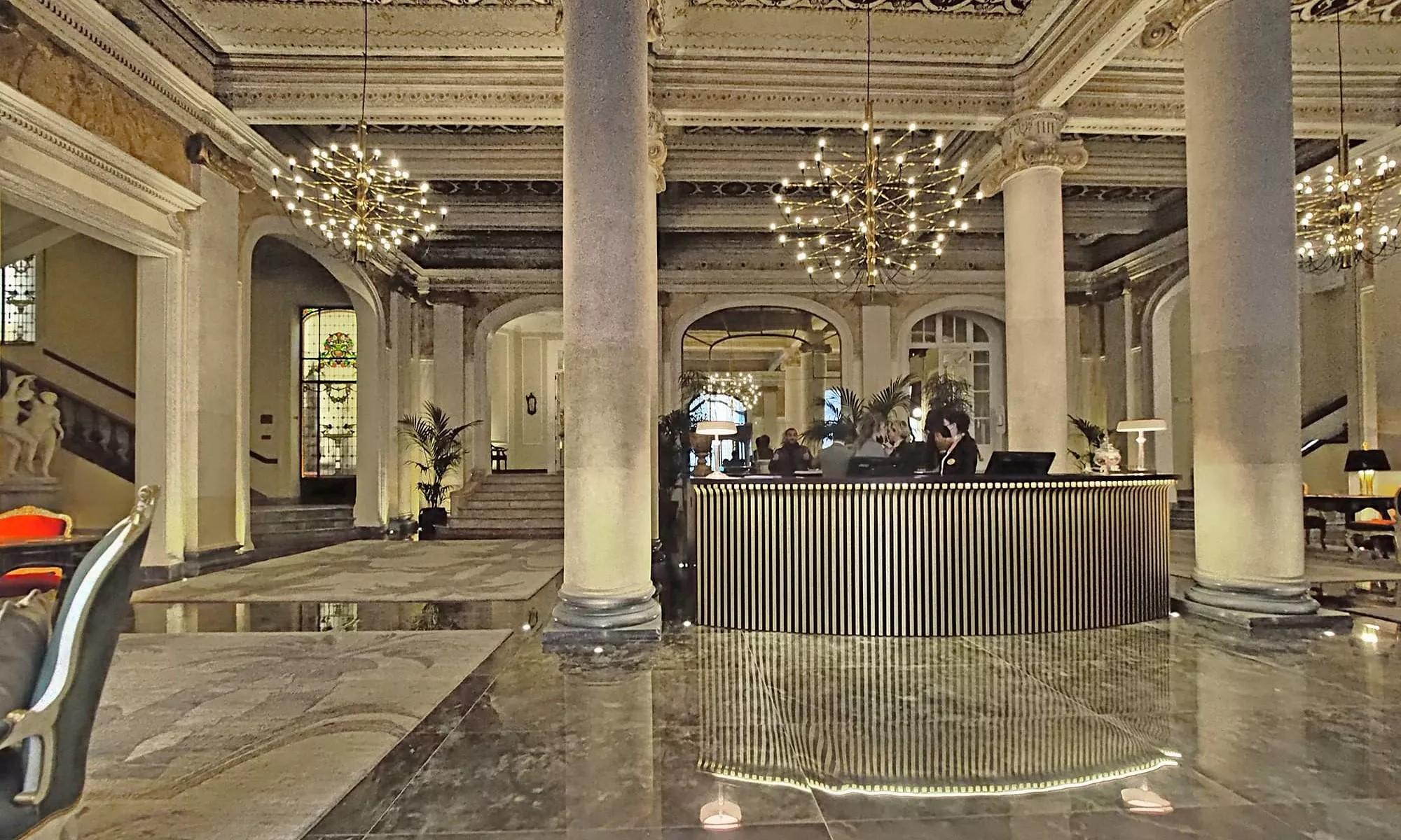 Grand Hotel Et Des Palmes Palermo Exterior photo The lobby of the hotel